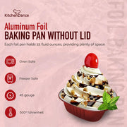 5" x 5" Colored Aluminum  Heavy Foil Square Pan #A69NL KitchenDance