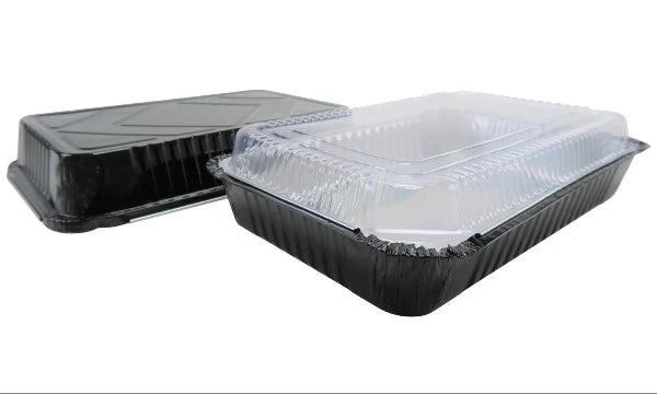 Plastic lid for Disposable Colored Aluminum  4½  Lb. Carryout Pan #PL-52180 KitchenDance
