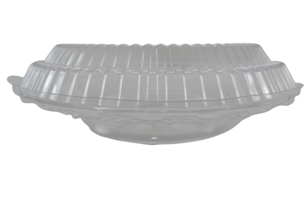 10" Disposable Aluminum Foil Pie Pan and Clear Container Combo #2600