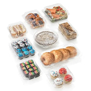 10" Clear Clamshell Pie Container-Low Dome  #SLP-110 Inline Plastics