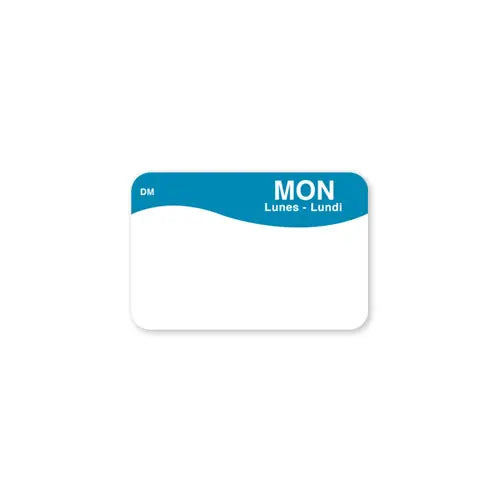 DissolveMark® Day of the Week Labels DayMark Safety Systems
