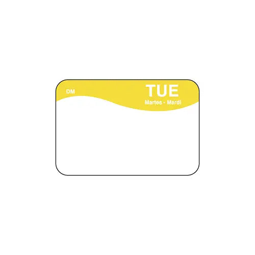 DissolveMark® Day of the Week Labels DayMark Safety Systems