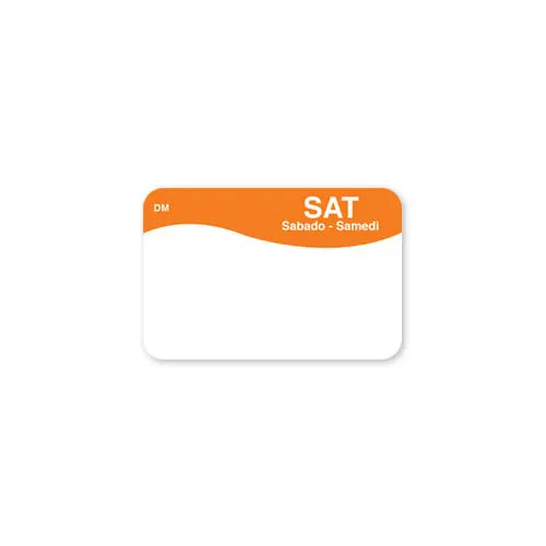 DissolveMark® Day of the Week Labels DayMark Safety Systems
