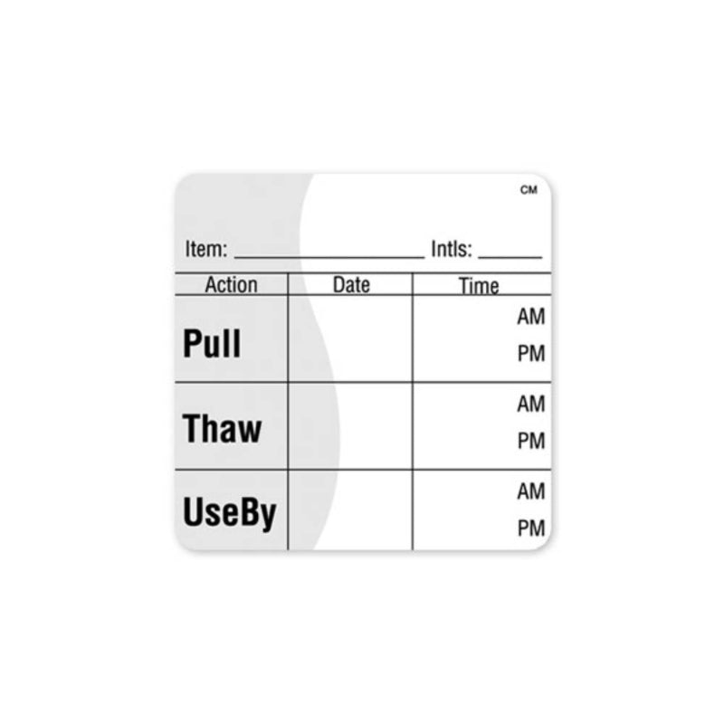 CoolMark™ 2 x 2 Pull/ Thaw/ Use By Food Rotation Labels - Pack of 8 - #IT112461