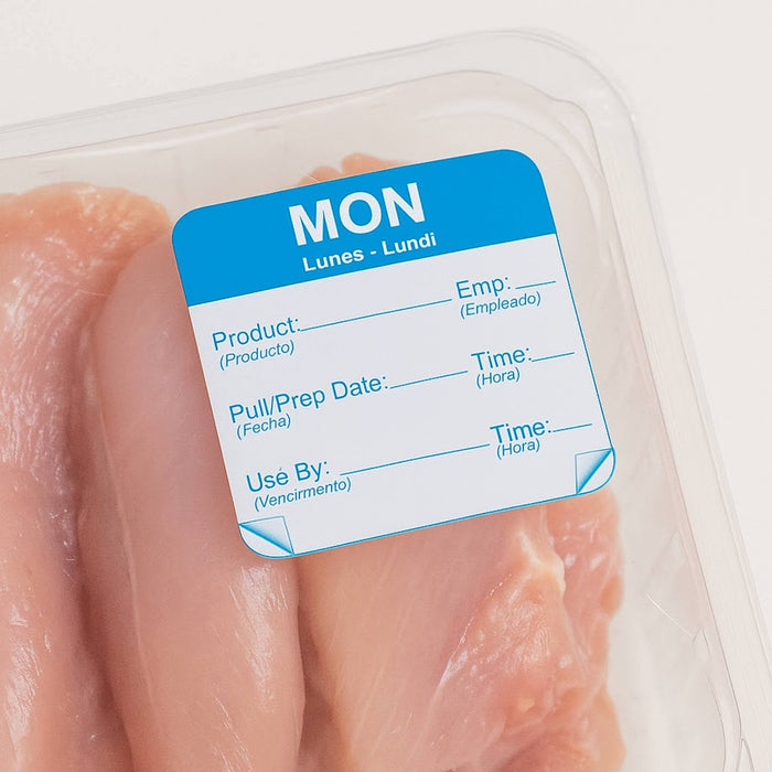 DayMark ToughMark 2 x 2 Day of the Week Shelf Life Labels