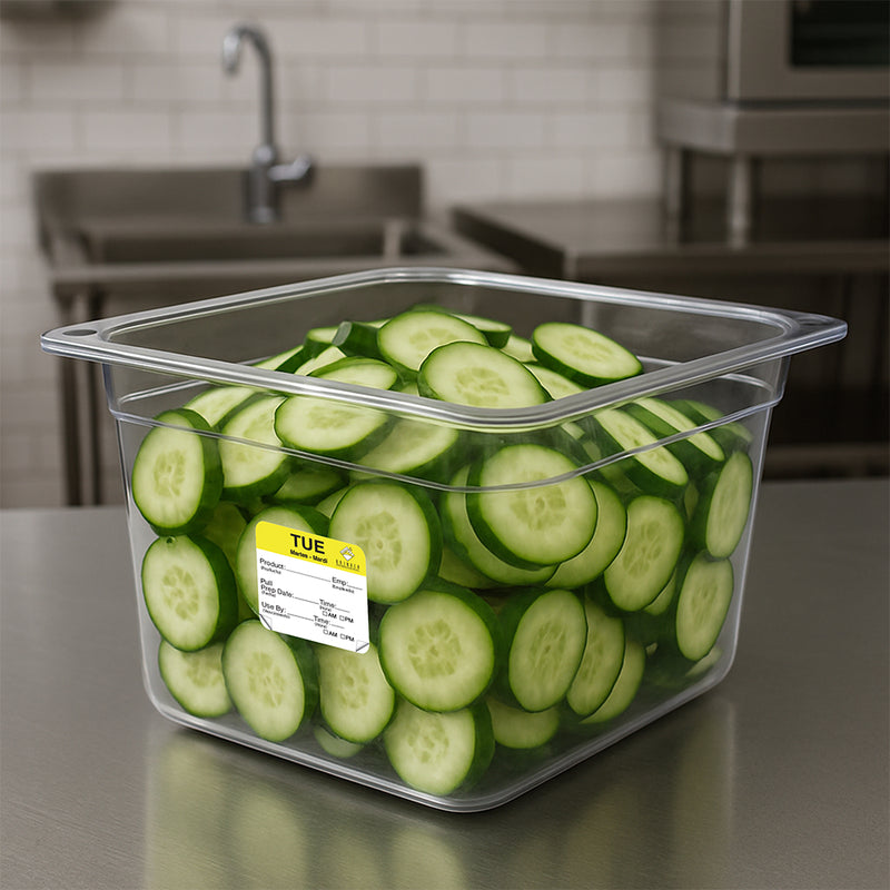 DayMark ToughMark 2 x 2 Day of the Week Shelf Life Labels