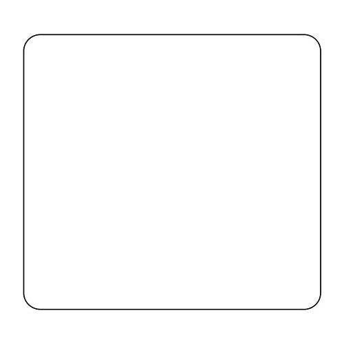 2 x 2 Blank Permanent Direct Thermal Label - #IT115736B KitchenDance