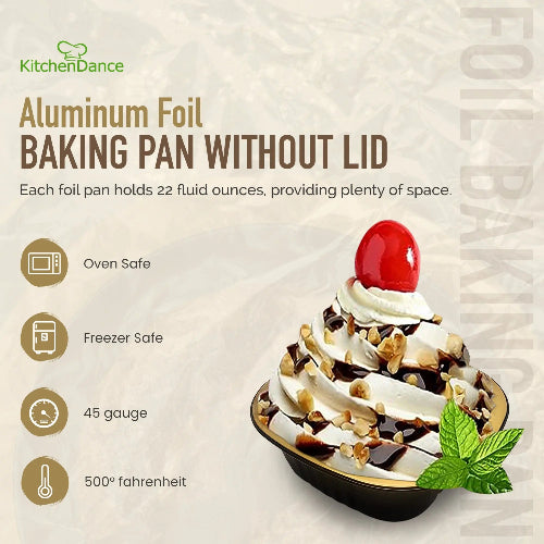 5" x 5" Colored Aluminum  Heavy Foil Square Pan #A69NL KitchenDance