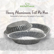 6" Disposable Aluminum Foil Standard Pie Pan  #600 SAFCA -- Superior Aluminum Foil of California