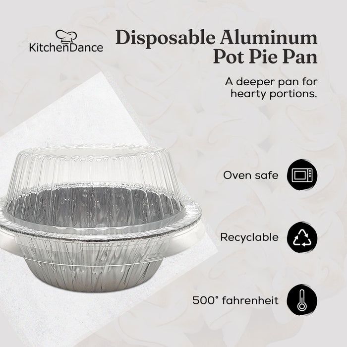 Disposable pie pans with lids best sale