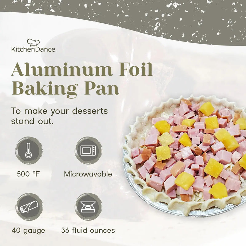 D & W Fine Pack  11" Disposable Aluminum Foil Pie Pan  #11104 D&W Fine Pack
