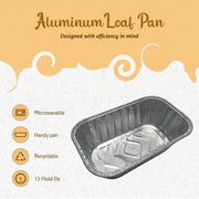 Disposable Aluminum Foil 1 lb. Mini Loaf Pan  #5000NL HFA Inc. -- Handi-foil of America