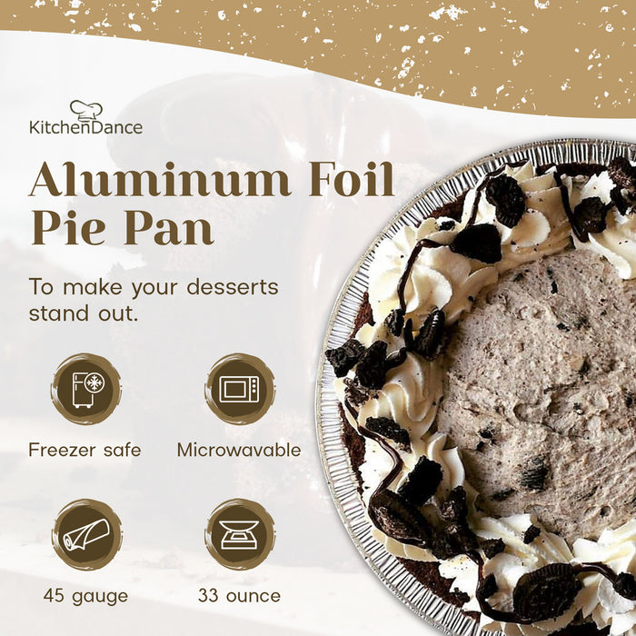 10" Disposable Aluminum Foil Pie Pan  #1042