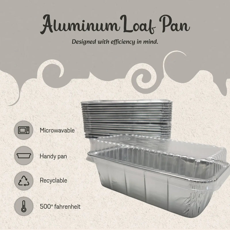 D & W Fine Pack 1½ lb. Foil Loaf Pan with Dome Lid #208P D&W Fine Pack