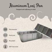 D & W Fine Pack 1½ lb. Disposable Aluminum Foil Loaf Pan  #208NL D&W Fine Pack