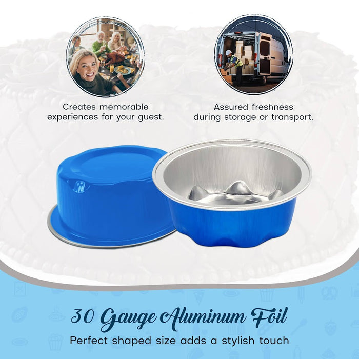 2 oz. Disposable Colored Aluminum Foil Cup - #A3NL