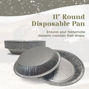 D & W Fine Pack  11" Disposable Aluminum Foil Pie Pan  #11104 D&W Fine Pack