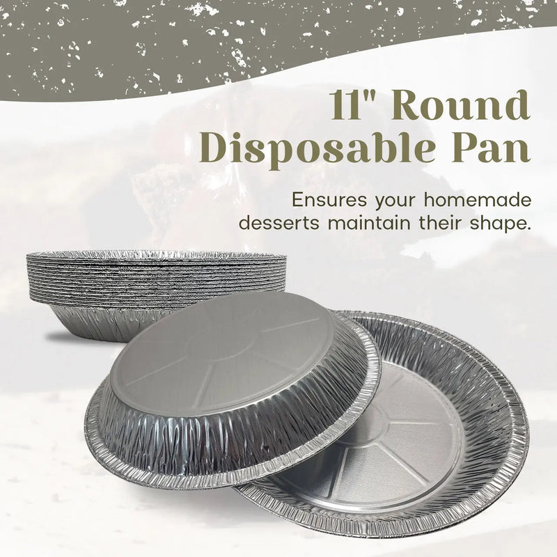 D & W Fine Pack  11" Disposable Aluminum Foil Pie Pan  #11104 D&W Fine Pack