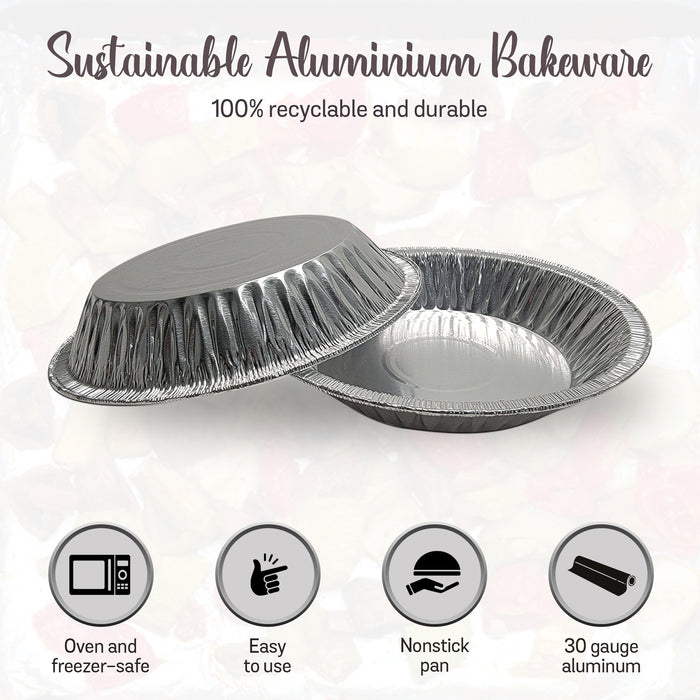 6" Disposable Aluminum Foil Standard Pie Pan  #600