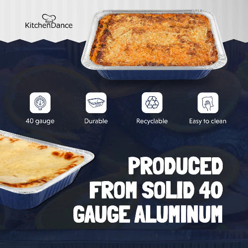 Colored Disposable Half Size Steam Table Pan -Medium  #53900 KitchenDance