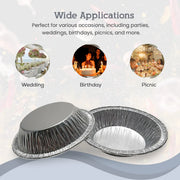 4¼" Disposable Aluminum Foil Deep Tart Pan  #425 D&W Fine Pack