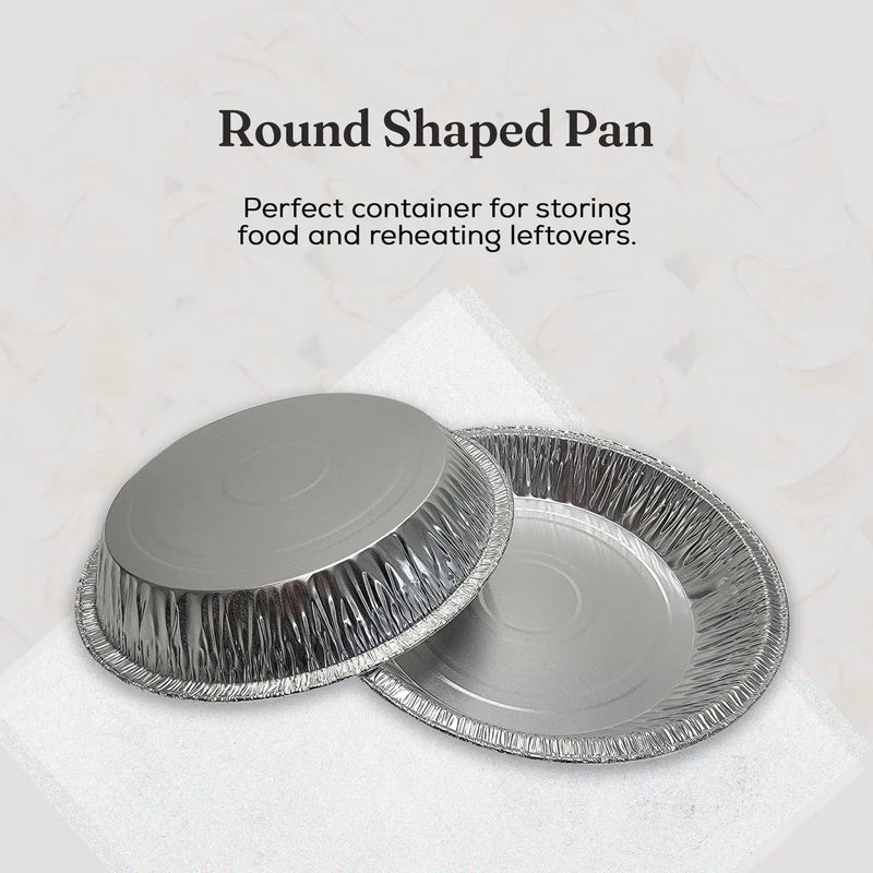 9" Disposable Aluminum Foil Pie Pan - Extra Deep  #940 D&W Fine Pack