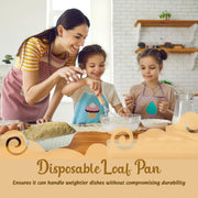 Disposable Aluminum Foil 1 lb. Mini Loaf Pan  #5000NL HFA Inc. -- Handi-foil of America
