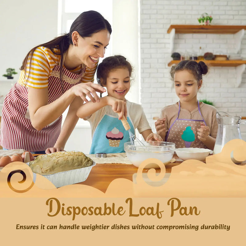 Disposable Aluminum Foil 1 lb. Mini Loaf Pan  #5000NL HFA Inc. -- Handi-foil of America