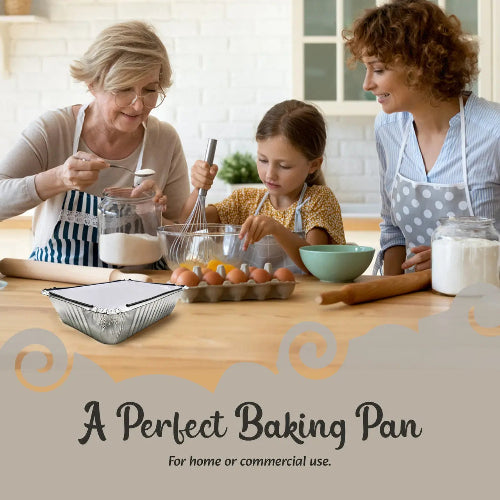 2¼ lb. Disposable Heavy Foil Carryout Pan with Board Lid   #6421L KitchenDance