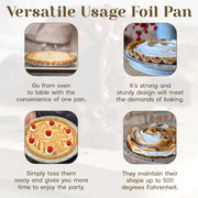 10" Disposable Aluminum Foil Pie Pan  #1042 D&W Fine Pack