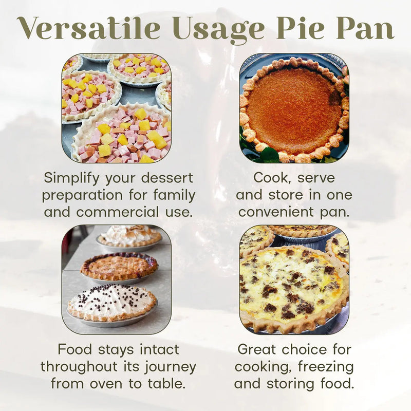 D & W Fine Pack  11" Disposable Aluminum Foil Pie Pan  #11104 D&W Fine Pack