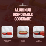 8" x 5" Colored Heavy Aluminum Entrée Pan #A67NL KitchenDance