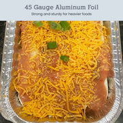 3 lb. Disposable Aluminum Foil Oblong Pan with Board Lid #110L D&W Fine Pack