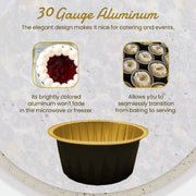 4.5 oz. Colored Aluminum Ramekin or Dessert Cup #A35NL KitchenDance