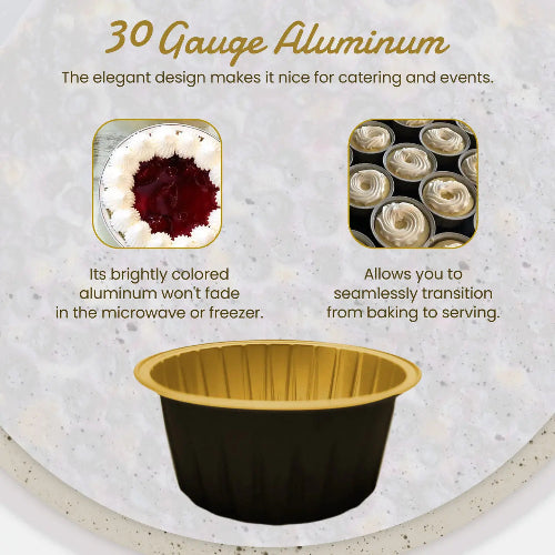 4.5 oz. Colored Aluminum Ramekin or Dessert Cup #A35NL KitchenDance