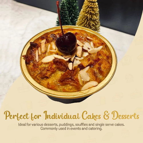 8 oz. Disposable Round Aluminum Foil Pan with Snap-on Plastic Lid #A8P KitchenDance