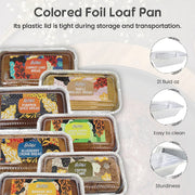 1½ lb. Closable Foil Loaf Pan with Plastic Lid  #1650P KitchenDance