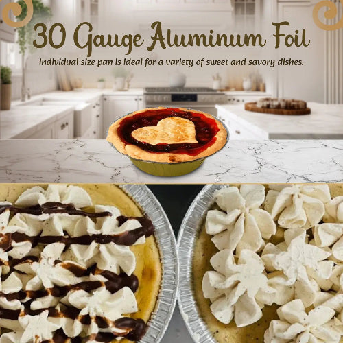 dsiposable pie pan sizes 5" Disposable 8 oz. Individual Size Foil Tart /Pie Case of 1000 6 Depth Disposable Tart Pan w Plastic