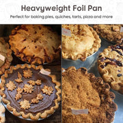 KitchenDance Heavyweight Disposable Aluminum Pie Pan #1070 KitchenDance