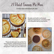 Disposable Aluminum Foil 9" Pie Pan - Medium Depth #D64 D&W Fine Pack