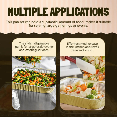 8" x 5" Colored Heavy Aluminum Entrée Pan with Plastic Lid #A67P KitchenDance