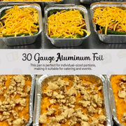 Disposable Aluminum Foil 1 lb. Carryout Pan with Plastic Lid    #220P HFA Inc. -- Handi-foil of America