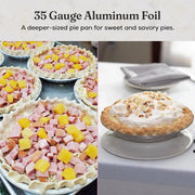 9" Disposable Aluminum Foil Pie Pan - Extra Deep  #940 D&W Fine Pack