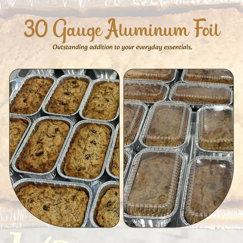 Disposable Aluminum Foil 1 lb. Mini Loaf Pan  #5000NL HFA Inc. -- Handi-foil of America