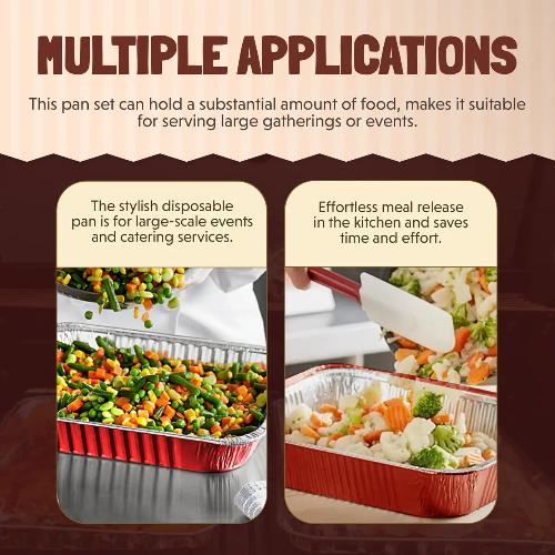 8" x 5" Colored Heavy Aluminum Entrée Pan #A67NL KitchenDance