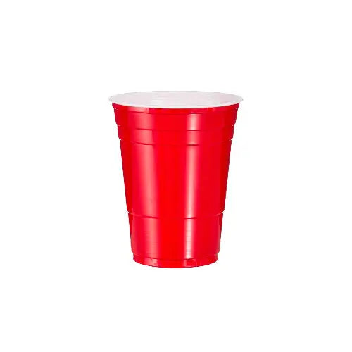 Dart Solo 16 oz. Red HIPS Plastic Cold Cup - Sleeve of 250 - #P16R Dart Container