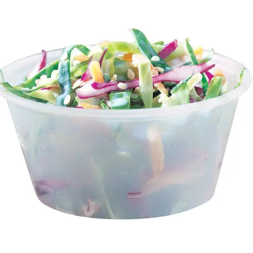 Dart Solo 2 oz. Translucent HIPS Plastic Portion Container - Sleeve of 250 - #P200N Dart Container