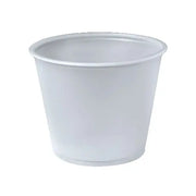 Dart 5.5 oz. Translucent HIPS Plastic Portion Container - Sleeve of 250 - #P550N Dart Container