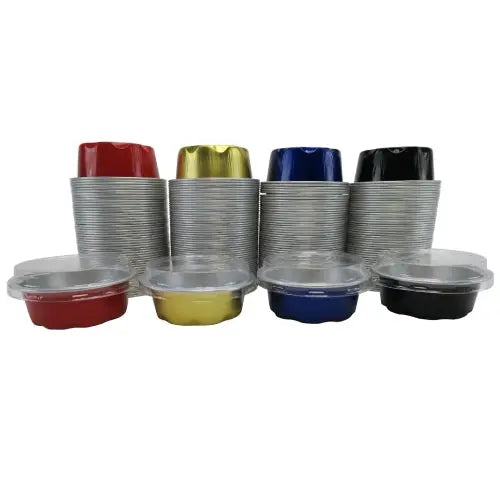 Plastic lid for 2 oz. Disposable Colored Foil Cup with Plastic Lid  #PL-A3 KitchenDance