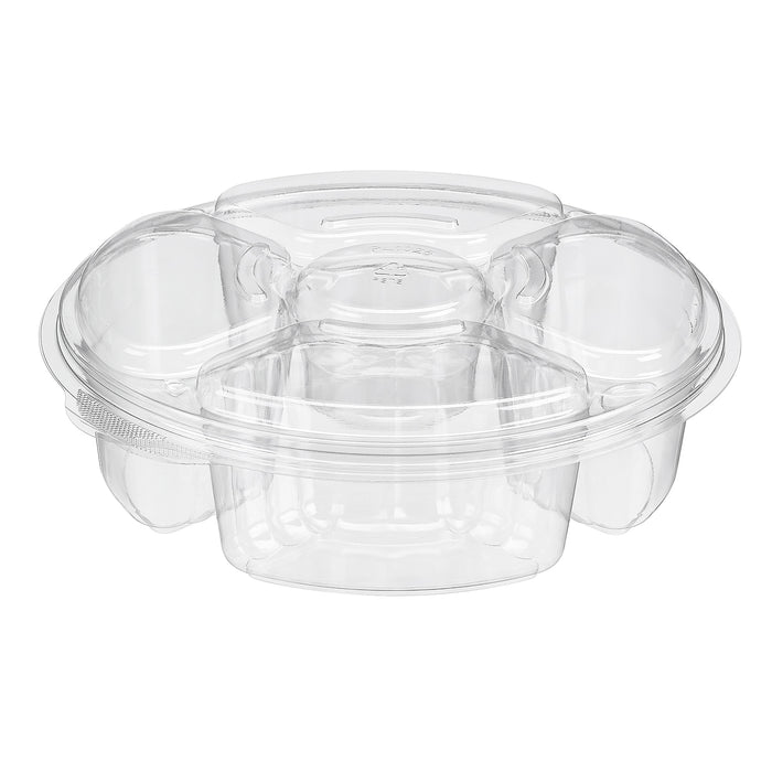 Two Piece Platter with 5 Compartments - #PL065C